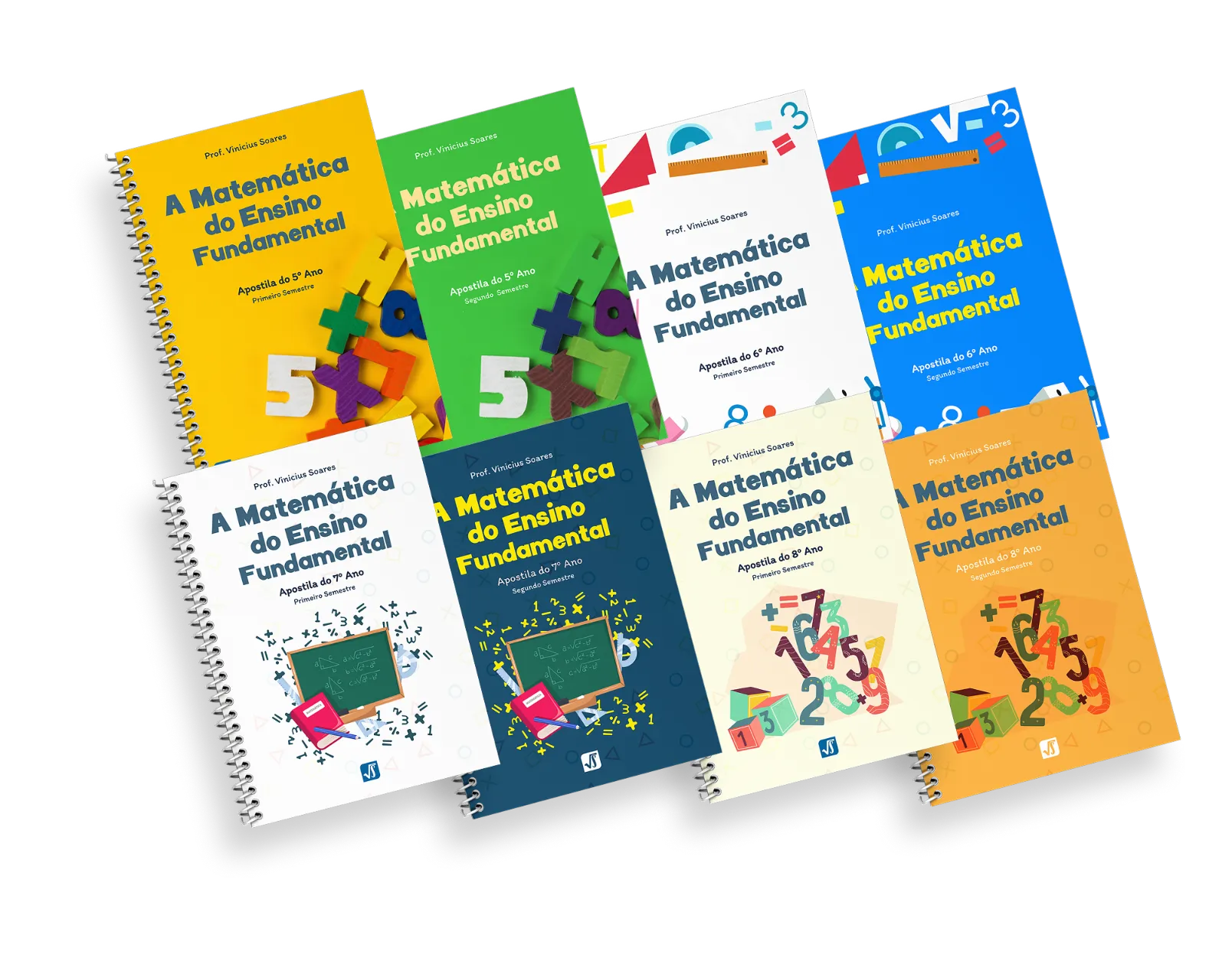 combo-5-8 COMBO 5º ao 8º Ano - TEORIA* & EXERCÍCIOS - 1º e 2º Semestres - Imagem 1